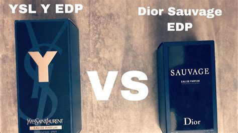 dior sauvage vs YSL edp